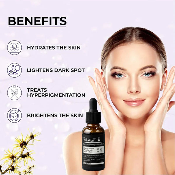 TeaShell Brightening Soap +Teashell Niacinamide Brightening Serum | 5%