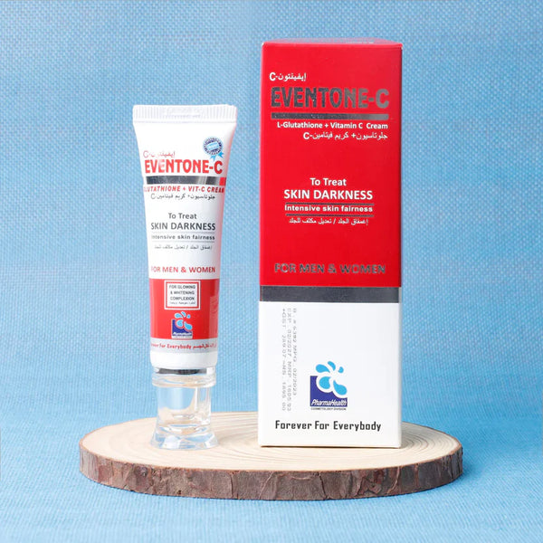 Eventone-C Whitening Cream with L-Glutathione and Vitamin C for Men and Women, 30g
