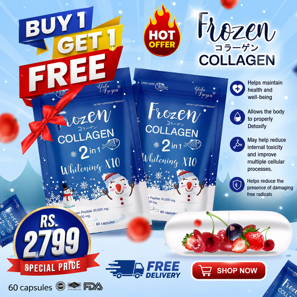 Frozen Collagen 2in1 Whitening X10(Buy 1 Get 1 Free)