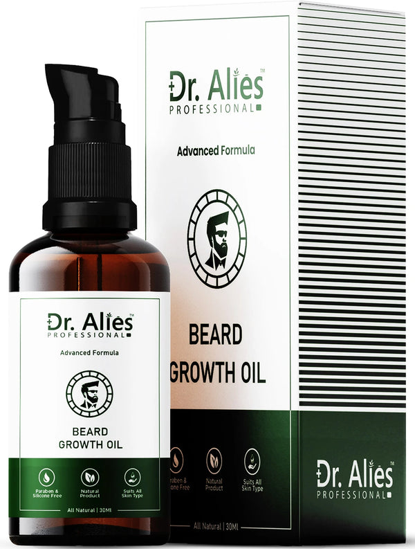 Dr. Alies Professional Beard Growth Oil for strong and healthy beard growthHair Oil (30 ml)