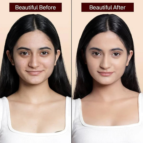 Flicka The Base Story Foundation - High Coverage, Skincare-Infused & Waterproof