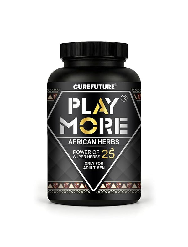 Play More Powerful African Herbs Powder for Men – 150g | 25Natural Herbs Energy & Overall Wellbeing