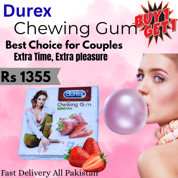 Durex Chewing Gum – Longtime Support Buy 1 Get 1 Free | Free Home Delivery