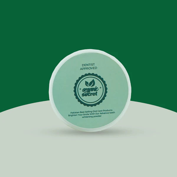 Teeth whitening powder by organic secret- No artificial flavour ✅