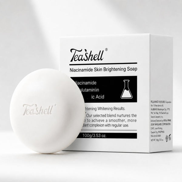 TeaShell Brightening Soap +Teashell Niacinamide Brightening Serum | 5%