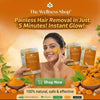 Turmeric Facial Wax - 5 Minutes Painless Herbal Wax Powder